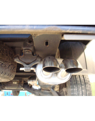 VW Bus T5 Pritsche Silenziatore posteriore – 2x63 Tipo 26 (Cod. F-VW131032-704)
