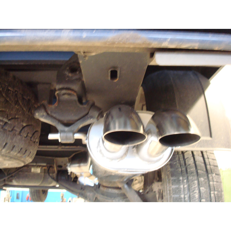 VW Bus T5 Pritsche Silenziatore posteriore – 2x63 Tipo 26 (Cod. F-VW131032-704)