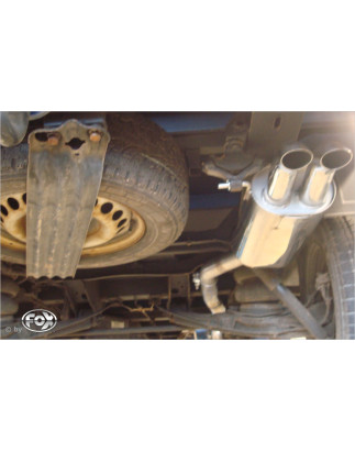 VW Bus T5 Pritsche Silenziatore posteriore – 2x63 Tipo 26 (Cod. F-VW131032-704)