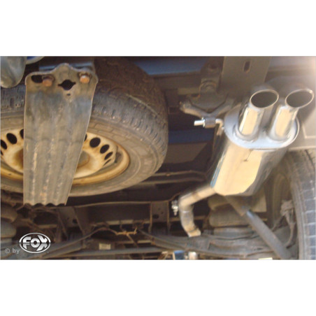 VW Bus T5 Pritsche Silenziatore posteriore – 2x63 Tipo 26 (Cod. F-VW131032-704)