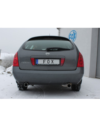 Nissan Primera P12 Caravan Silenziatore posteriore con uscite destra e sinistra - (Cod. F-NI062003-0