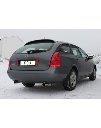 Nissan Primera P12 Caravan Silenziatore posteriore con uscite destra e sinistra - (Cod. F-NI062003-0