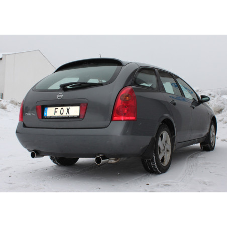 Nissan Primera P12 Caravan Silenziatore posteriore con uscite destra e sinistra - (Cod. F-NI062003-0