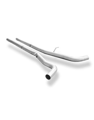 Jaguar S-Tipo R Silenziatore anteriore Ø63,5mm (Cod. F-JA030000-VER)