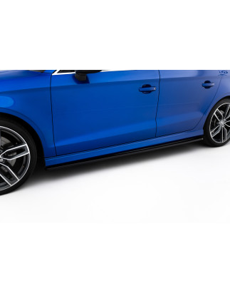Diffusori minigonne V.1 Audi S3 / A3 S-Line 8V / 8V FL berlina (Cod. M-AU-S3-3F-S-SD1G)