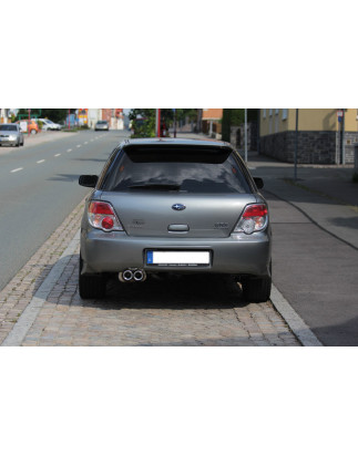 Subaru Impreza Tipo WRX/ STI Silenziatore posteriore Ø70mm – 2x80 tipo (Cod. F-SU041002-070)