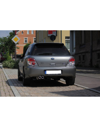 Subaru Impreza Tipo WRX/ STI Silenziatore posteriore Ø70mm – 2x80 tipo (Cod. F-SU041002-070)