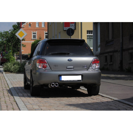 Subaru Impreza Tipo WRX/ STI Silenziatore posteriore Ø70mm – 2x80 tipo (Cod. F-SU041002-070)