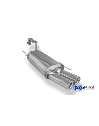 VW Bus T4 Syncro Silenziatore posteriore incl. connection pipe con h (Cod. F-VW130022-070)
