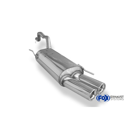VW Bus T4 Syncro Silenziatore posteriore incl. connection pipe con h (Cod. F-VW130022-070)