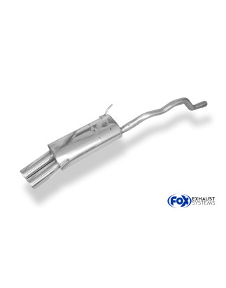VW Bus T4 Syncro Silenziatore posteriore incl. connection pipe con h (Cod. F-VW130022-070)