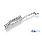 VW Bus T4 Syncro Silenziatore posteriore incl. connection pipe con h (Cod. F-VW130022-070)