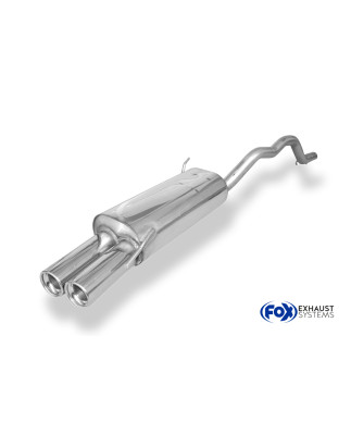 VW Bus T4 Syncro Silenziatore posteriore incl. connection pipe con h (Cod. F-VW130022-070)