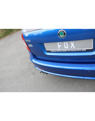 Skoda Octavia Tipo 1Z RS Silenziatore posteriore destra e sinistra – 2x80 Ty (Cod. F-SK061062-148)