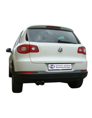 VW Tiguan 5N – 4motion Silenziatore posteriore – 2x80 Tipo 17 (Cod. F-VW200001-150)