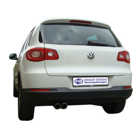 VW Tiguan 5N – 4motion Silenziatore posteriore – 2x80 Tipo 17 (Cod. F-VW200001-150)