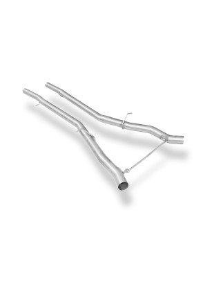 BMW E63/64 645i 650i mid silencer tubo sostitutivo (Cod. F-BM120000-MER)