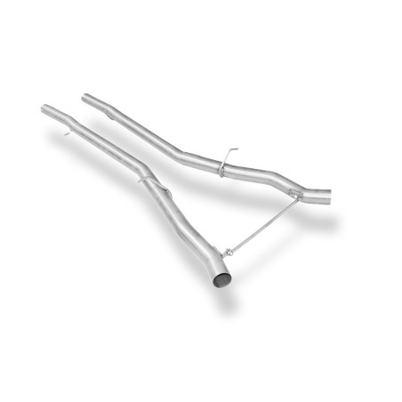 BMW E63/64 645i 650i mid silencer tubo sostitutivo (Cod. F-BM120000-MER)