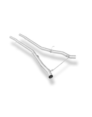 BMW E63/64 645i 650i mid silencer tubo sostitutivo (Cod. F-BM120000-MER)