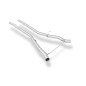 BMW E63/64 645i 650i mid silencer tubo sostitutivo (Cod. F-BM120000-MER)
