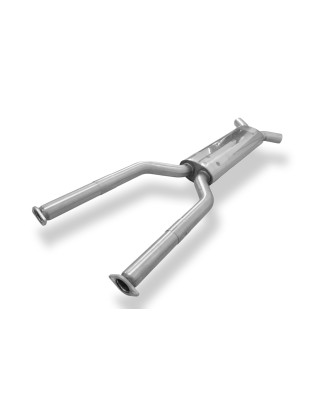 Jaguar XK8/ XKR Tipo QEV/ QDV mid silencer destra e sinistra Ø63,5 (Cod. F-JA060010-VSD)