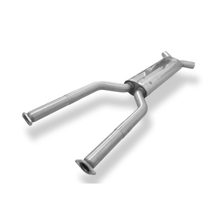 Jaguar XK8/ XKR Tipo QEV/ QDV mid silencer destra e sinistra Ø63,5 (Cod. F-JA060010-VSD)