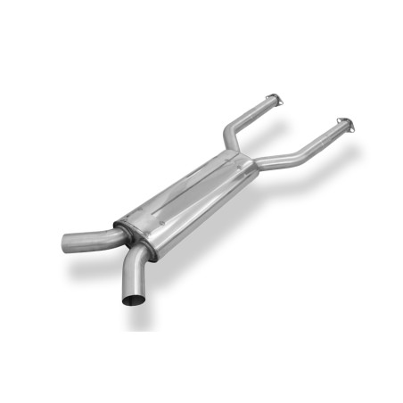 Jaguar XK8/ XKR Tipo QEV/ QDV mid silencer destra e sinistra Ø63,5 (Cod. F-JA060010-VSD)