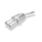 Skoda Octavia Tipo 1Z RS inkl. Facelift Silenziatore posteriore destra e sinistra (Cod. F-SK061062-2