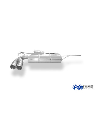 VW Golf V GTI/ GTD Silenziatore posteriore – 2x76 Tipo 25 (Cod. F-VW054027-290)
