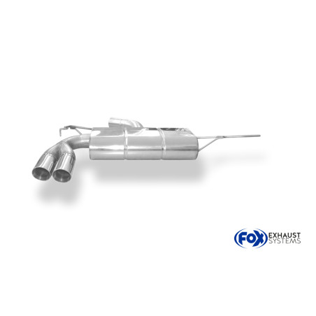 VW Golf V GTI/ GTD Silenziatore posteriore – 2x76 Tipo 25 (Cod. F-VW054027-290)