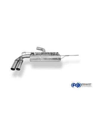 VW Golf VI Silenziatore posteriore – 2x76 Tipo 17 (Cod. F-VW055117-084)