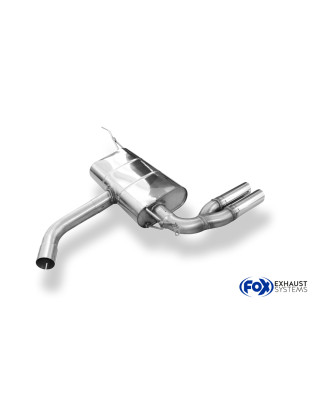 VW Golf VI Silenziatore posteriore – 2x76 Tipo 17 (Cod. F-VW055117-084)