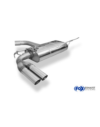 VW Golf VI Silenziatore posteriore – 2x76 Tipo 17 (Cod. F-VW055117-084)