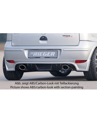 Opel Corsa C – Rieger Silenziatore posteriore con uscite destra e sinistra (duplex) – 115x8 (Cod