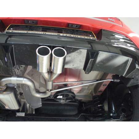 Renault Clio IV Silenziatore posteriore – 2x76 exit in the middle (Cod. F-RE073011-128)