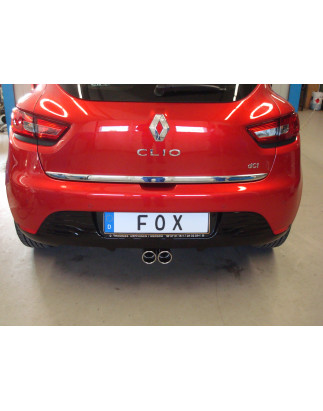Renault Clio IV Silenziatore posteriore – 2x76 exit in the middle (Cod. F-RE073011-128)