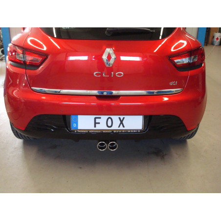 Renault Clio IV Silenziatore posteriore – 2x76 exit in the middle (Cod. F-RE073011-128)