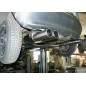 Opel Corsa B Silenziatore posteriore con uscite destra e sinistra Ø60mm – 2x80 tipo (Cod. F-OP031