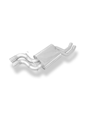 Audi V8 Tipo D11 Silenziatore posteriore – 2x70 Tipo 16 (Cod. F-AU020002-126)