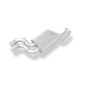 Audi V8 Tipo D11 Silenziatore posteriore – 2x70 Tipo 16 (Cod. F-AU020002-126)