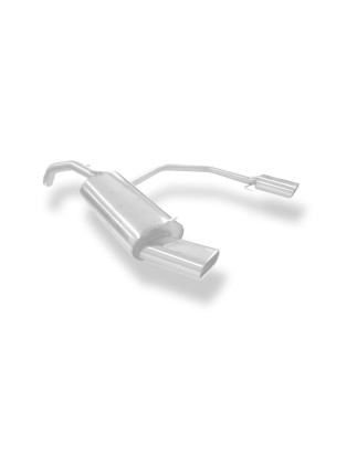 VW Beetle Tipo 1C/ 9C Silenziatore posteriore con uscite destra e sinistra (duplex) – 135x8 (Cod. 