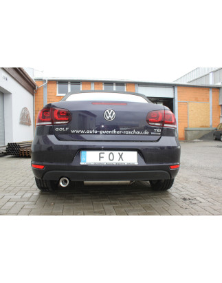 VW Golf VI cabrio Silenziatore posteriore – 1x90 Tipo 12 (Cod. F-VW055107-071)