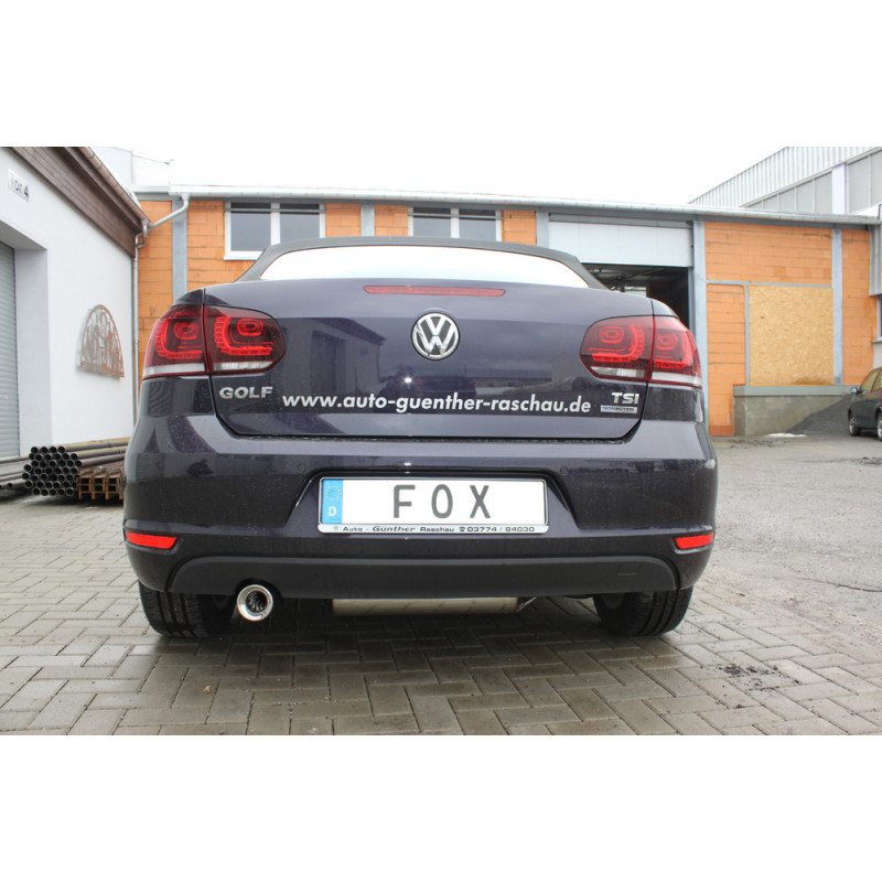 VW Golf VI cabrio Silenziatore posteriore – 1x90 Tipo 12 (Cod. F-VW055107-071)