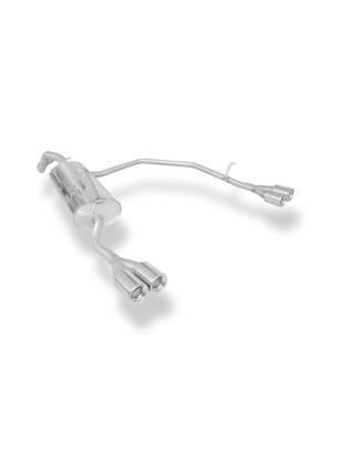 Skoda Octavia Tipo 1U Silenziatore posteriore con uscite destra e sinistra (duplex)x76 (Cod. F-SK060