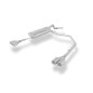 Skoda Octavia Tipo 1U Silenziatore posteriore con uscite destra e sinistra (duplex)x76 (Cod. F-SK060