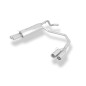Audi A3 Tipo 8L Silenziatore posteriore con uscite destra e sinistra (duplex)x76 Tipo 1 (Cod. F-AU05
