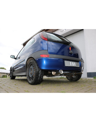 Opel Corsa C Silenziatore posteriore con uscite destra e sinistra (duplex) – 1x90 Tipo 13 r (Cod. 