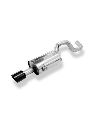 Nissan Micra K14 N Silenziatore posteriore – 1x90 Tipo 25 black coate (Cod. F-NI014001-291B)