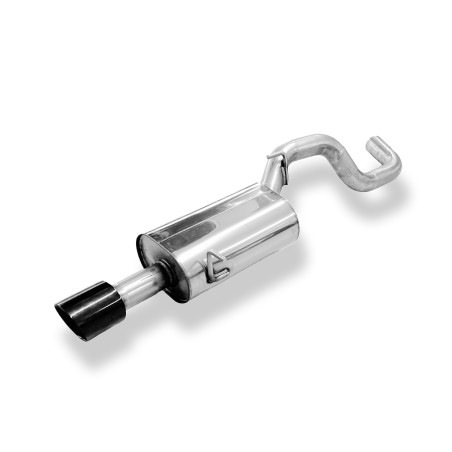 Nissan Micra K14 N Silenziatore posteriore – 1x90 Tipo 25 black coate (Cod. F-NI014001-291B)