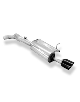 Nissan Micra K14 N Silenziatore posteriore – 1x90 Tipo 25 black coate (Cod. F-NI014001-291B)